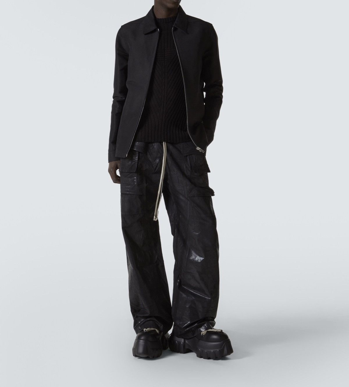 Rick Owens Rick owen waxed pants Size US 36 / EU 52 - 2 Thumbnail