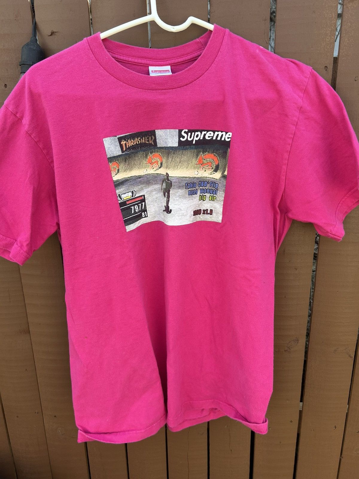 Supreme Thrasher Cross Tee Black Men's - FW24 - US