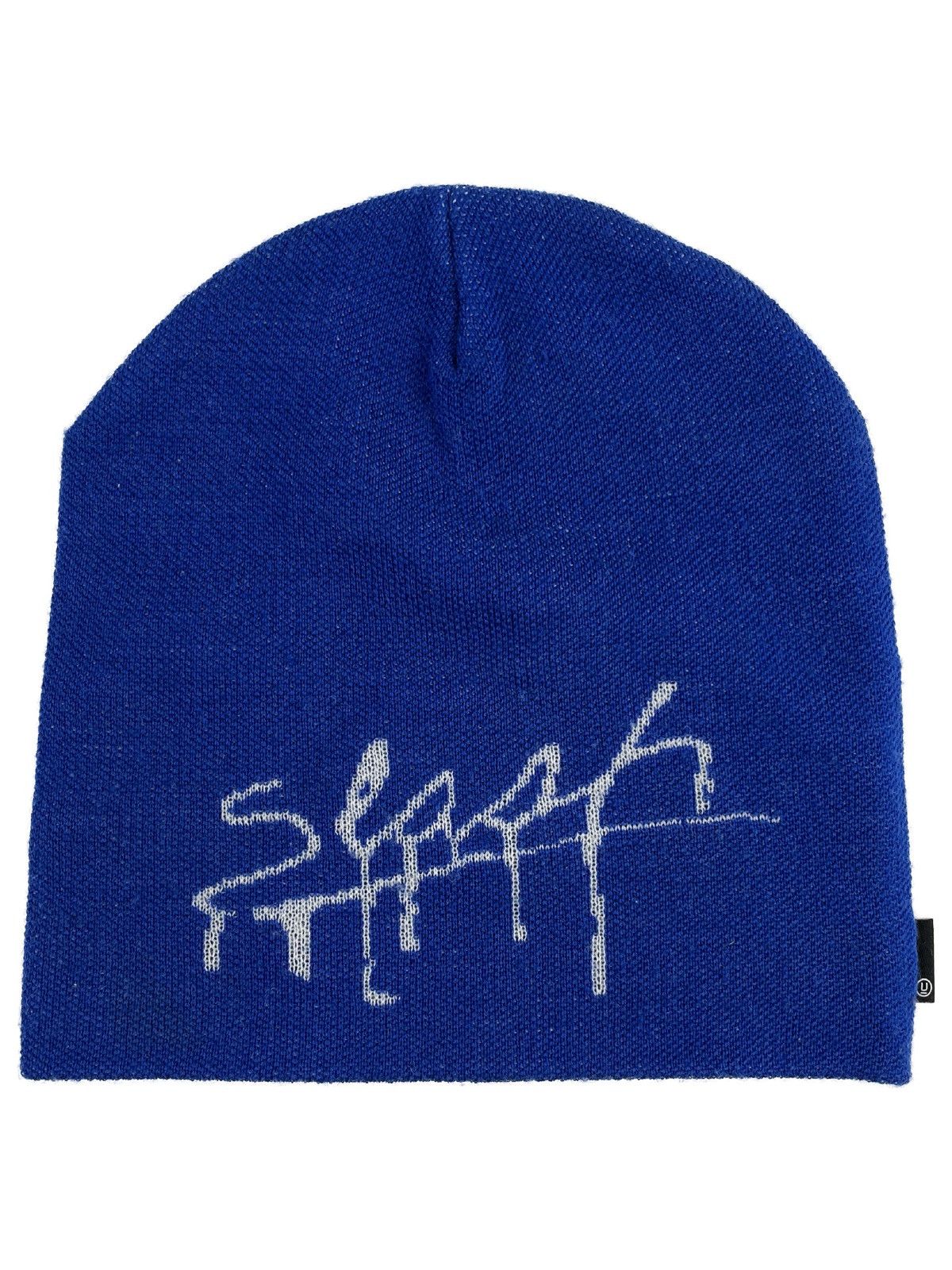 image of Jun Takahashi x Undercover Aw15 Undercover Slash Beanie Hat in Blue, Men's