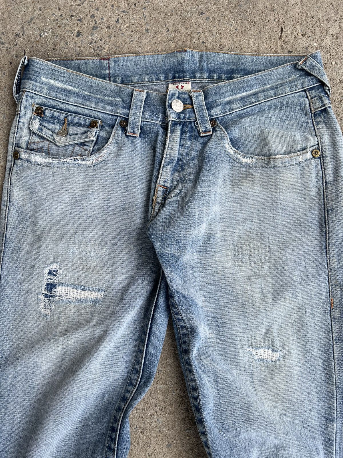 True Religion FLARED* VINTAGE TRUE RELIGION JEANS Size US 34 / EU 50 - 5 Thumbnail