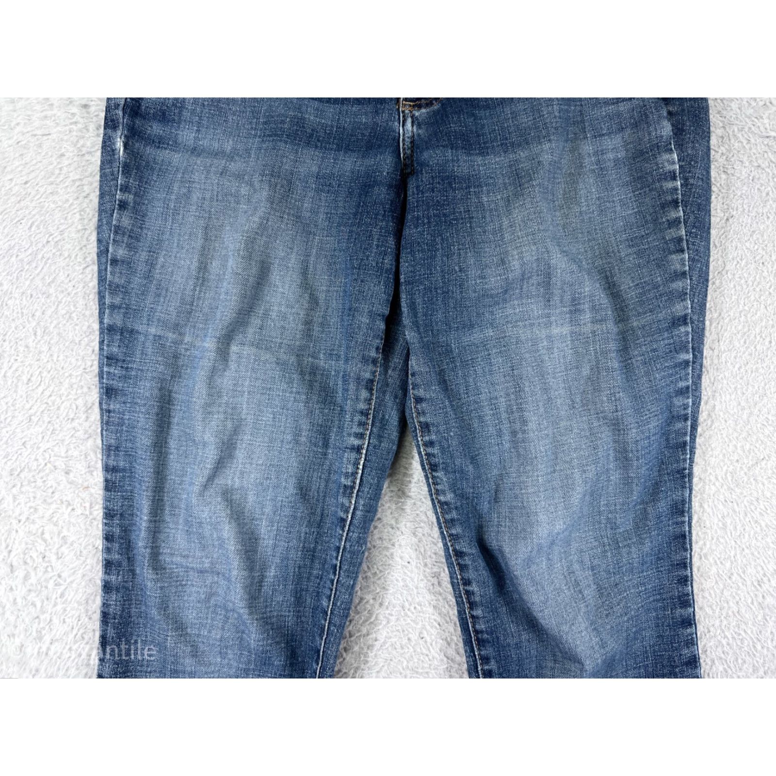 Lee Lee Jeans Womens 26 Blue Denim Bootcut Regular Blue Jeans Western Cotton Blend 5-Pocket Design Cowboy Southwestern 90s Theme Mens Girls Size 26" / US 2 / IT 38 - 6 Thumbnail