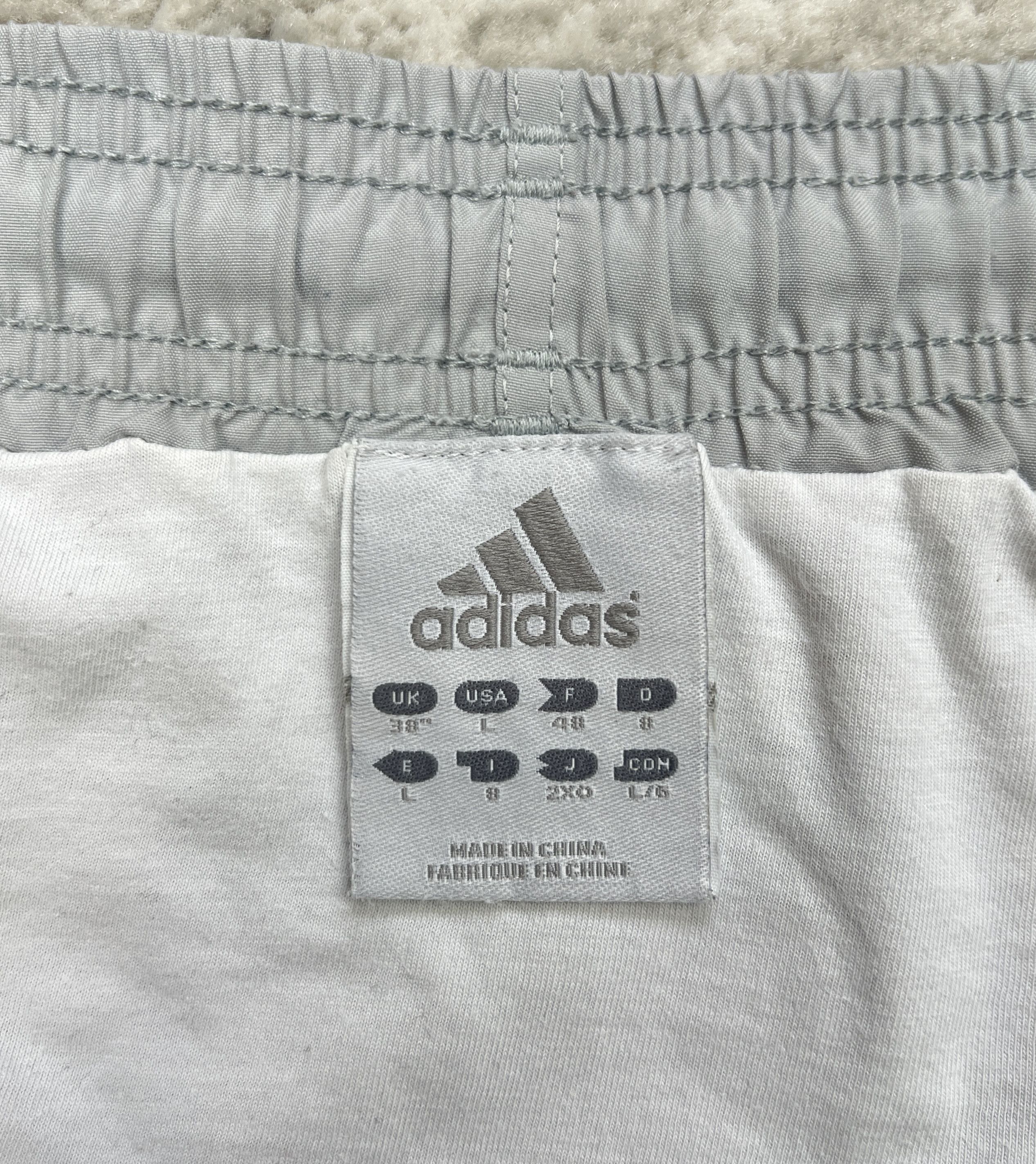 Adidas Adidas Y2K Light Grey Swim Shorts Size US 34 / EU 50 - 13 Thumbnail