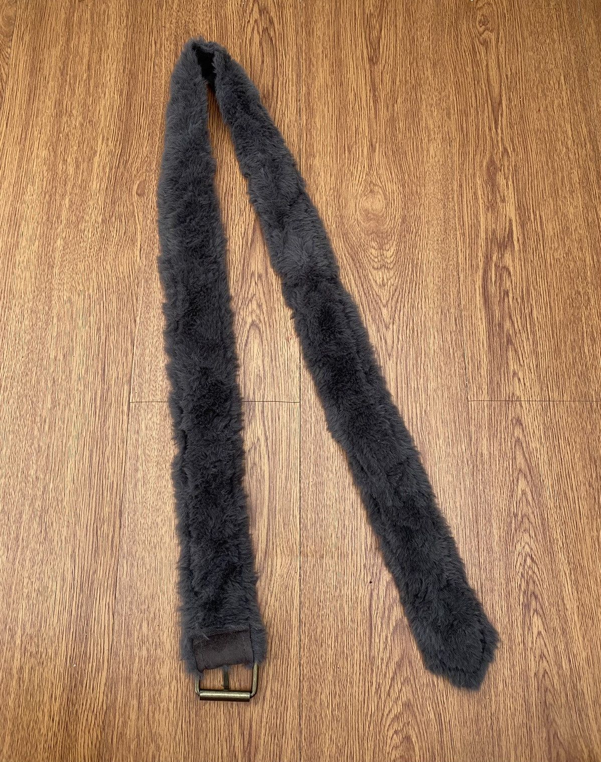 If Six Was Nine × Japanese Brand × Le Grande Bleu (L.G.B.) Faux fur reversible belt Size ONE SIZE - 2 Thumbnail
