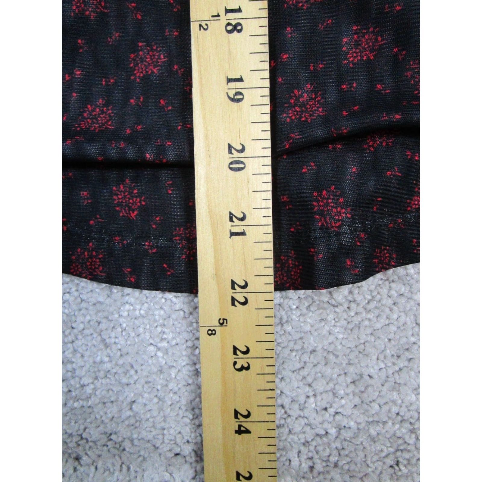 Madewell Madewell Shirt Womens XS Black Red Floral Button Up Blouse Size XS / US 0-2 / IT 36-38 - 8 Thumbnail