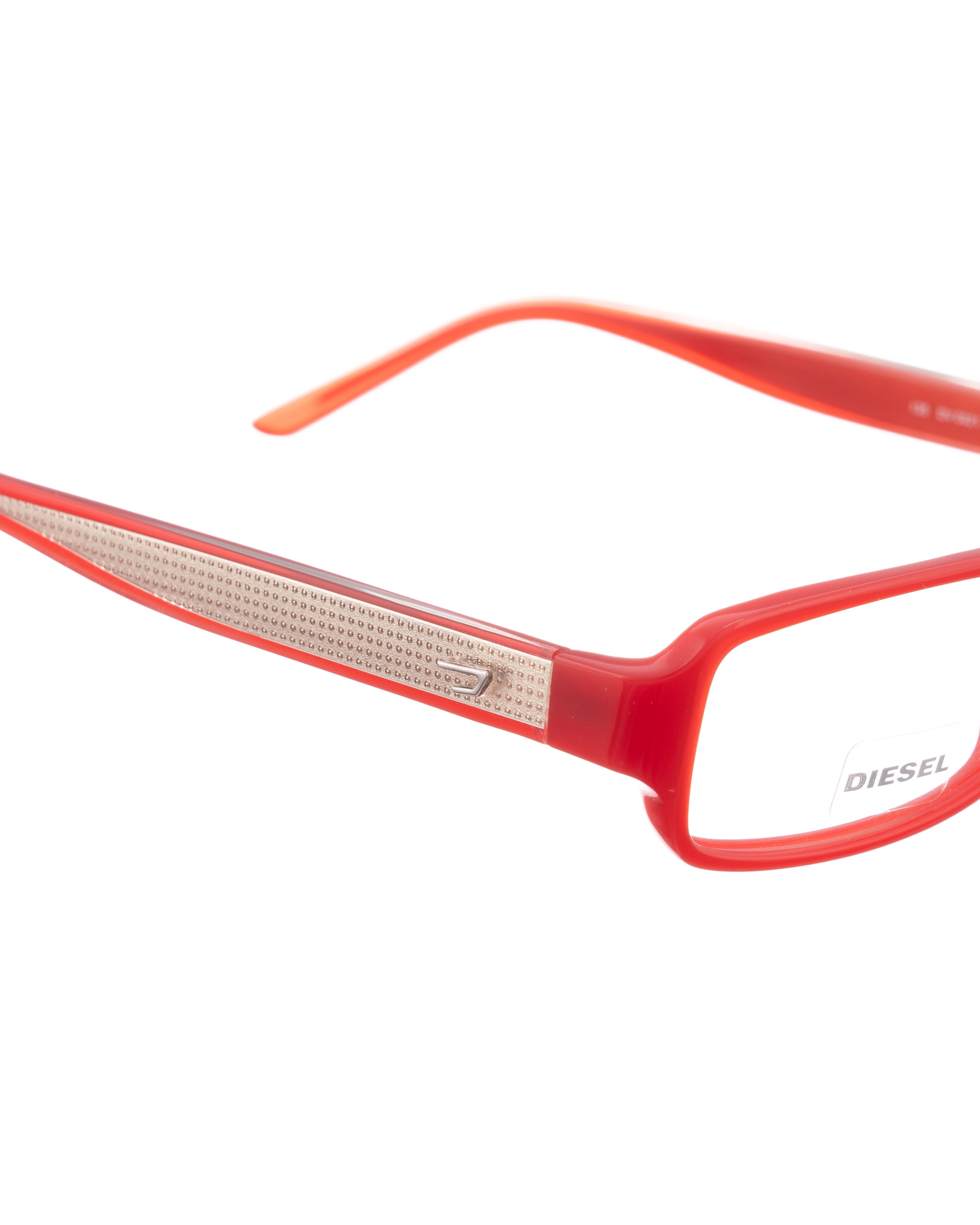 Diesel Diesel 00s Red Glasses with Silver Dots on Temples Size ONE SIZE - 1 Thumbnail