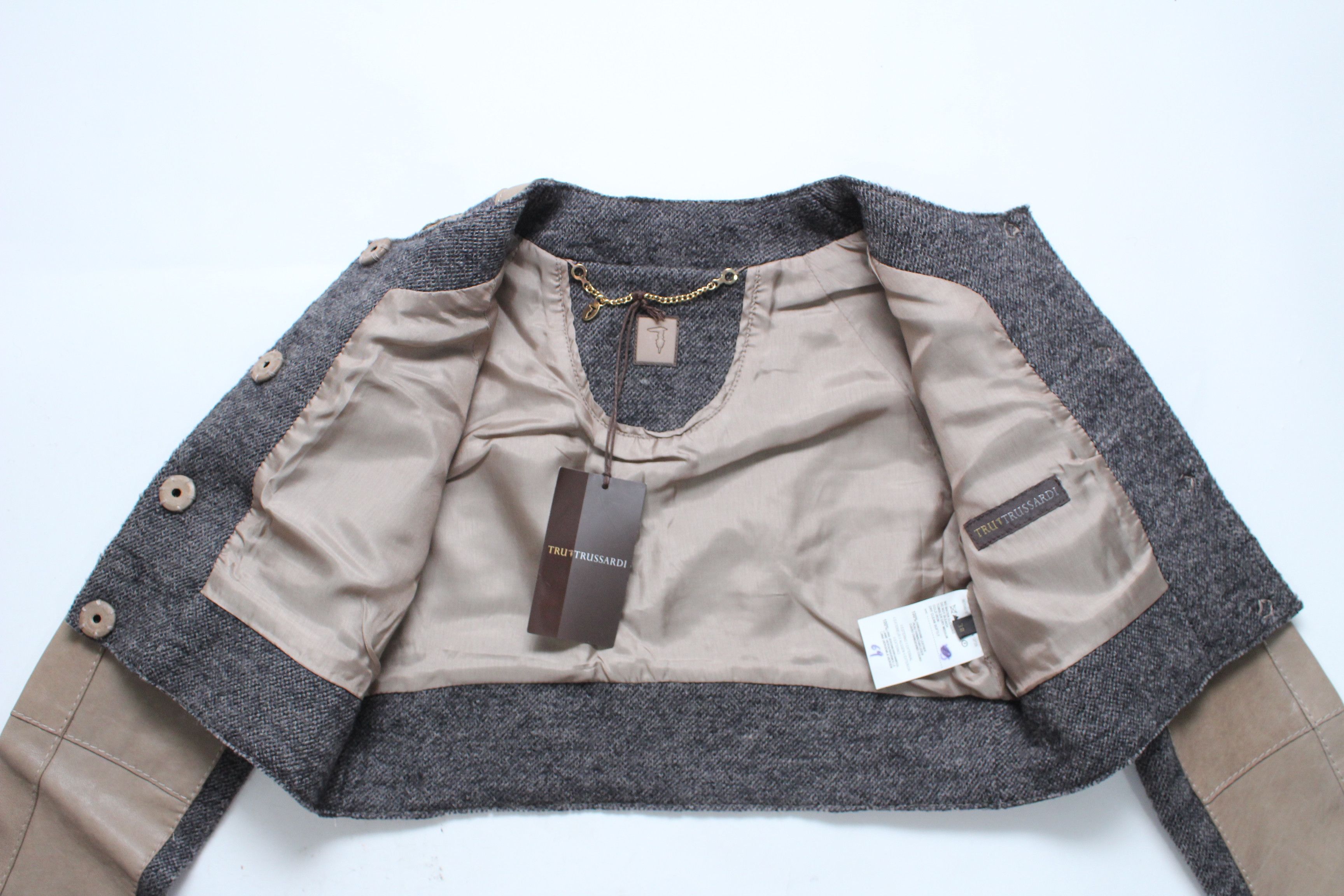 Trussardi Trussardi Leather Jacket Womens Size 38 Hype Rare Size XS / US 0-2 / IT 36-38 - 13 Thumbnail