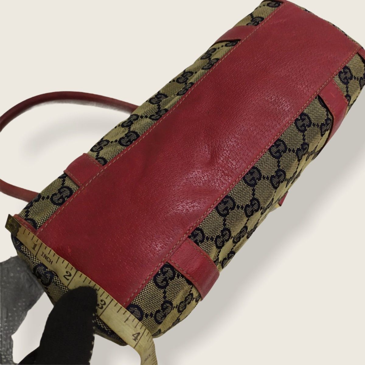Gucci ‼️LASTDROP‼️ AUTHENTIC GUCCI GG CANVAS MINI BOSTON BAG Size ONE SIZE - 16 Thumbnail