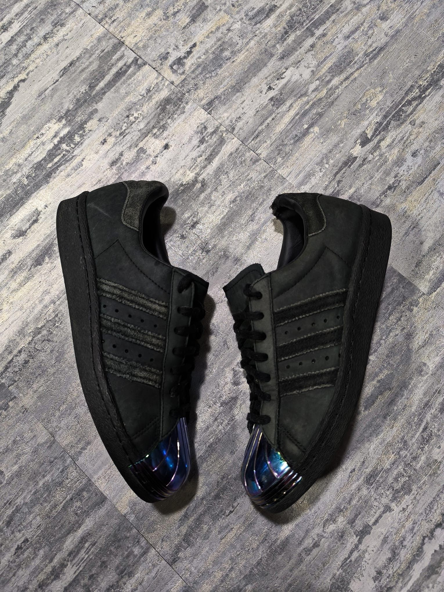 Adidas Adidas Superstar Suede 80s Metal Toe Iridescent Size US 8 / IT 38 - 4 Thumbnail