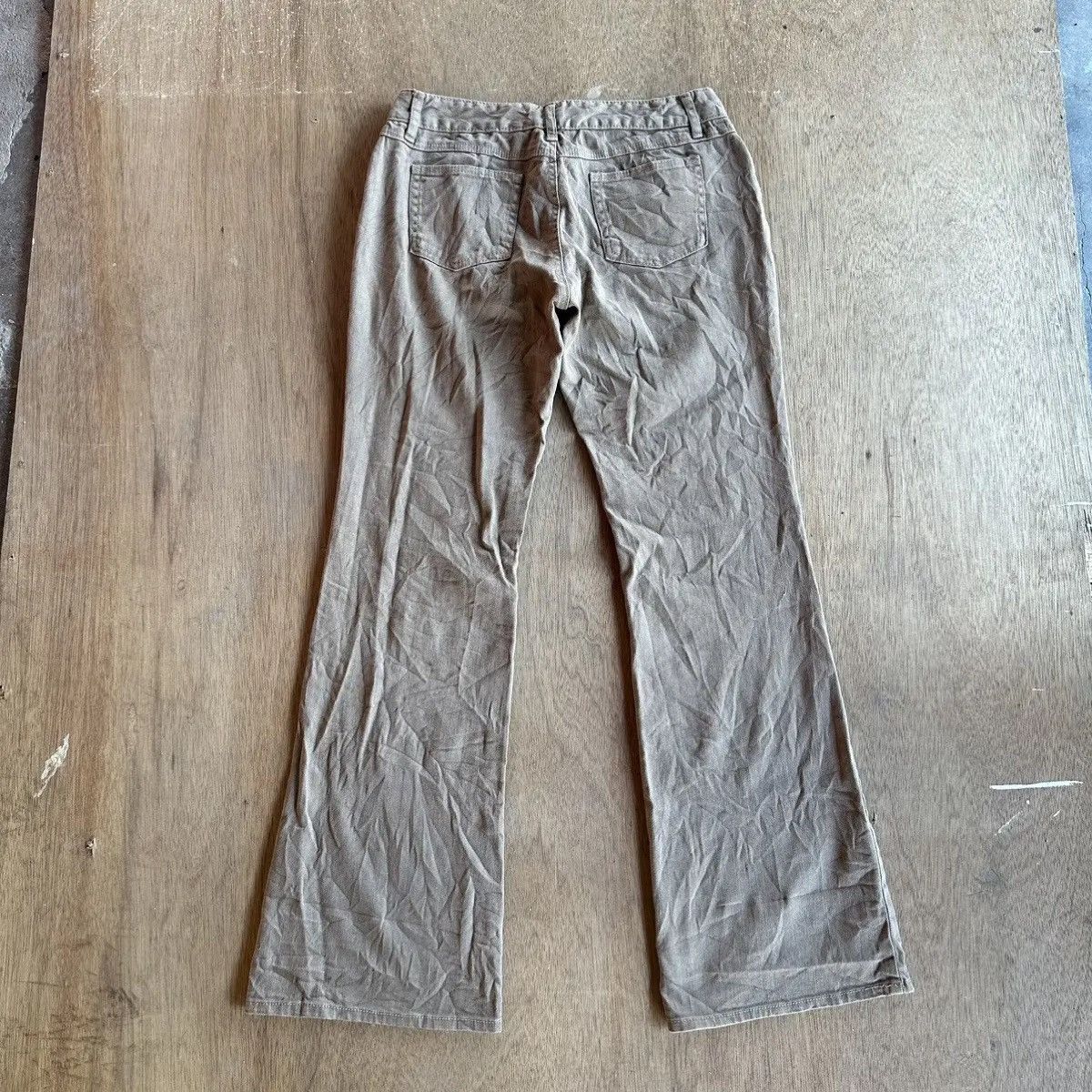 Japanese Brand × honeyee.com VINTAGE J-HONEY JEANS FLARE/BOOTCUT TROUSERS BLANK PANTS Size 29" - 10 Thumbnail