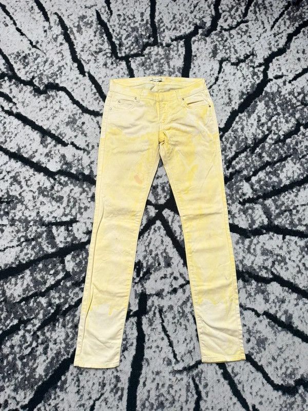 Pierre Balmain Pierre Balmain trousers yellow white 40 IT Size 40" / US 18 - 1 Thumbnail