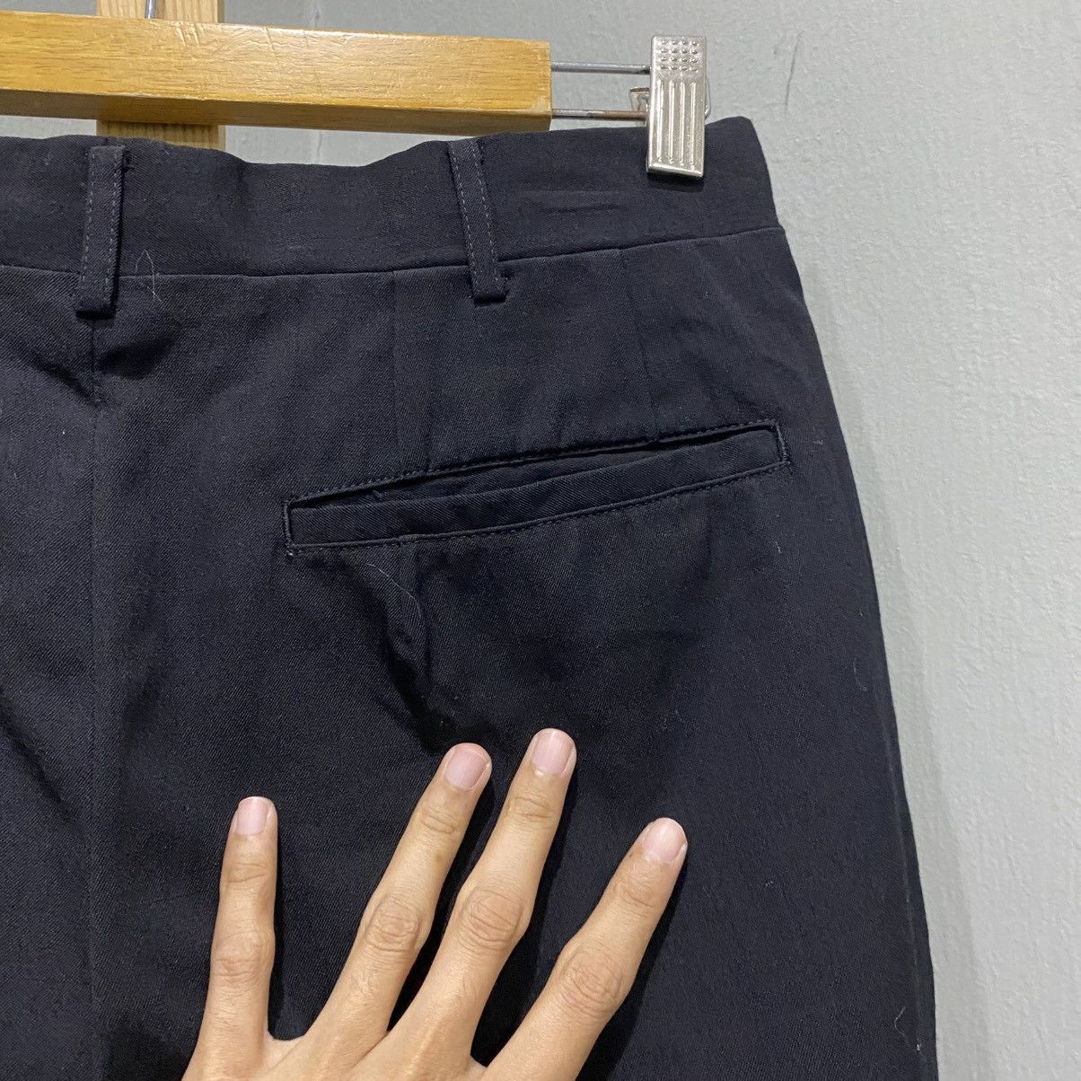 Comme des Garcons Homme VINTAGE 80s Commes Des Garcone Homme WideLeg Pleated Trouser Size US 28 / EU 44 - 12 Thumbnail