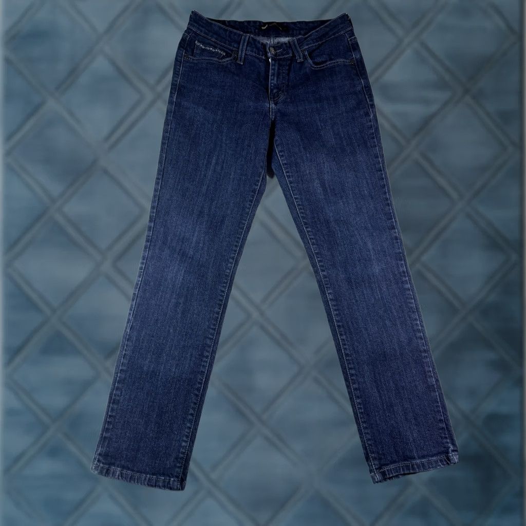 Levi's Levi'S Jeans Womens 8 Blue Women Size 29x30 Mid Rise Skinny Dark Wash Denim Size 30" / US 8 / IT 44 - 1 Thumbnail