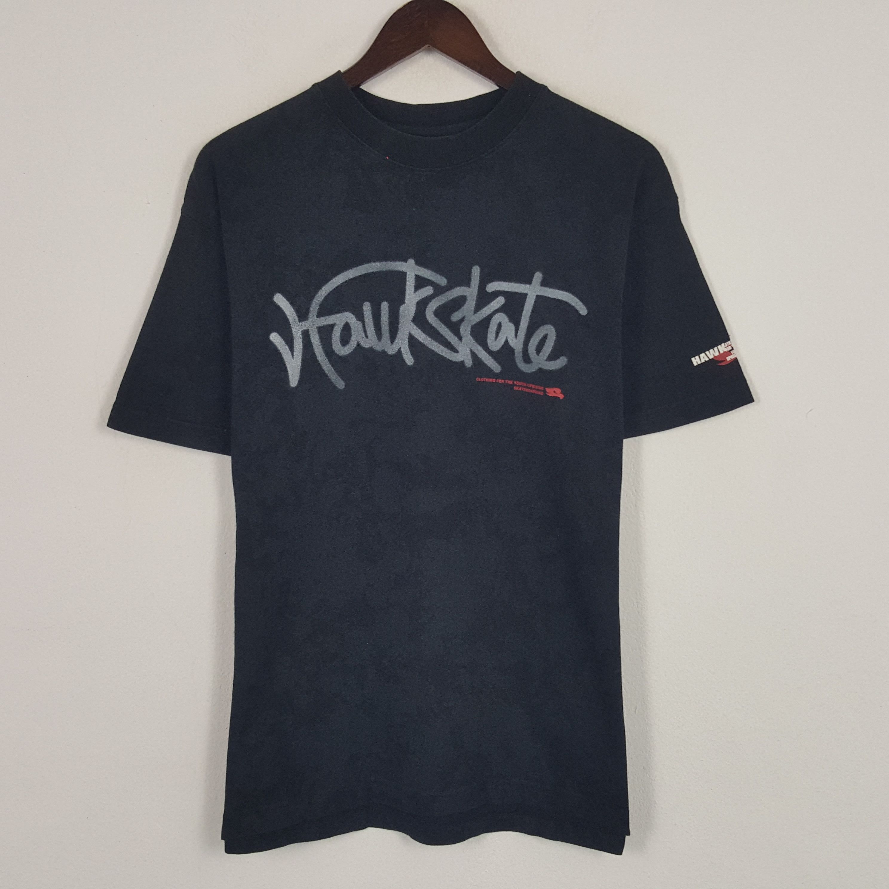 Tony Hawk × Vintage Vintage Hawk Skate Tshirt Size US L / EU 52-54 / 3 - 1 Thumbnail