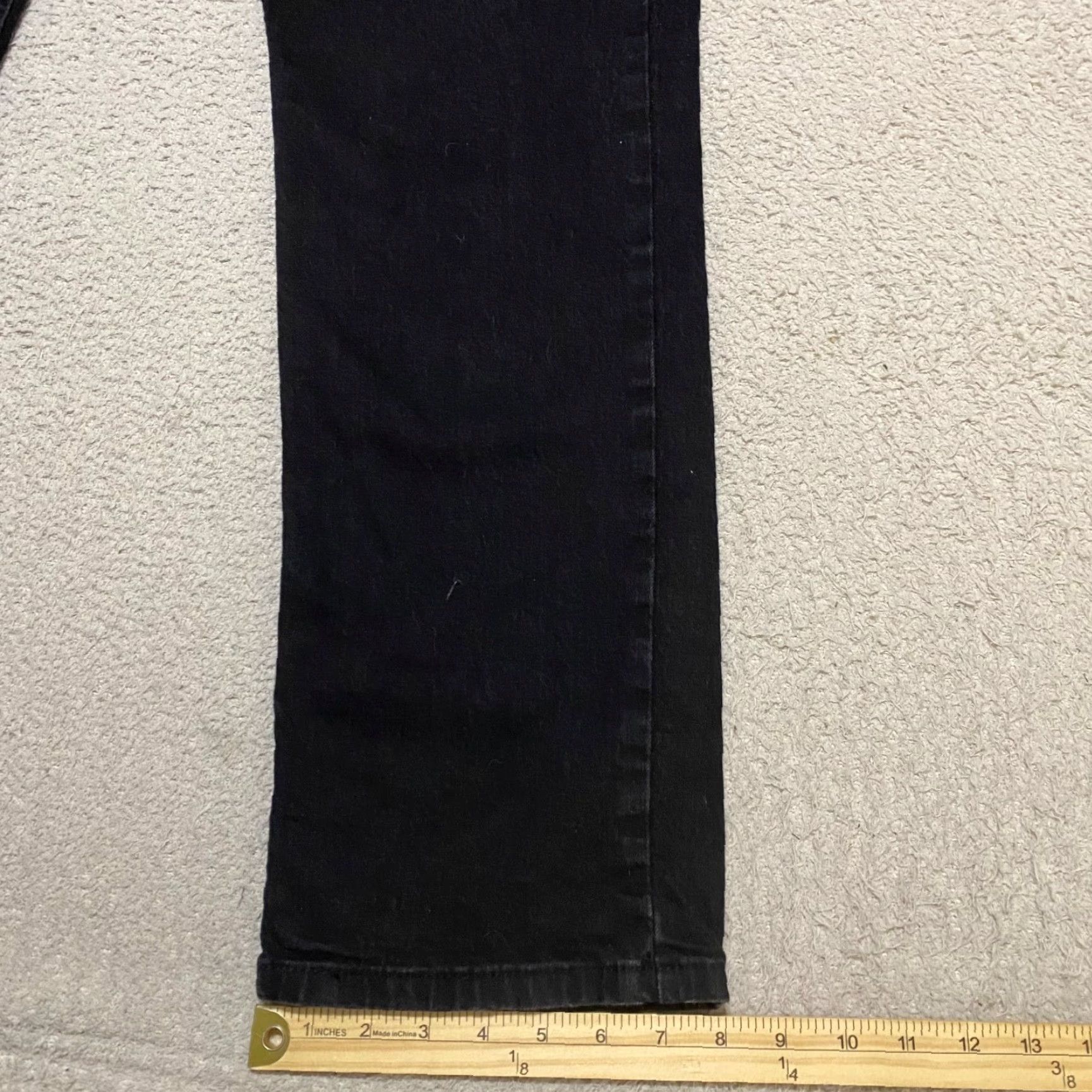 Levi's Levi's 514 Jeans Mens Regular Straight Dark Wash Black Denim Mid Rise 38x30 5-Pocket Levi's Brand/N/A Size US 38 / EU 54 - 5 Thumbnail