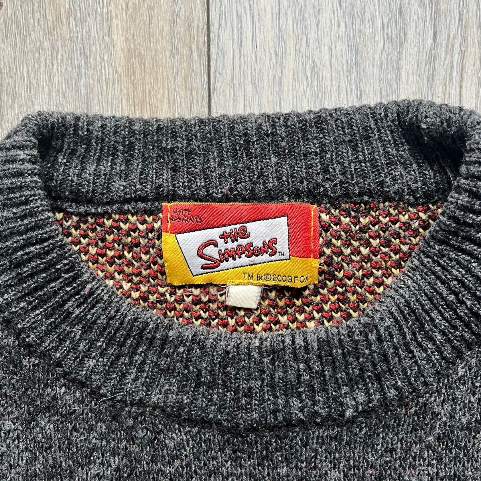 The Simpsons The Simpsons "Bart Freestyle" 2003 Knit Sweater Size US S / EU 44-46 / 1 - 4 Thumbnail