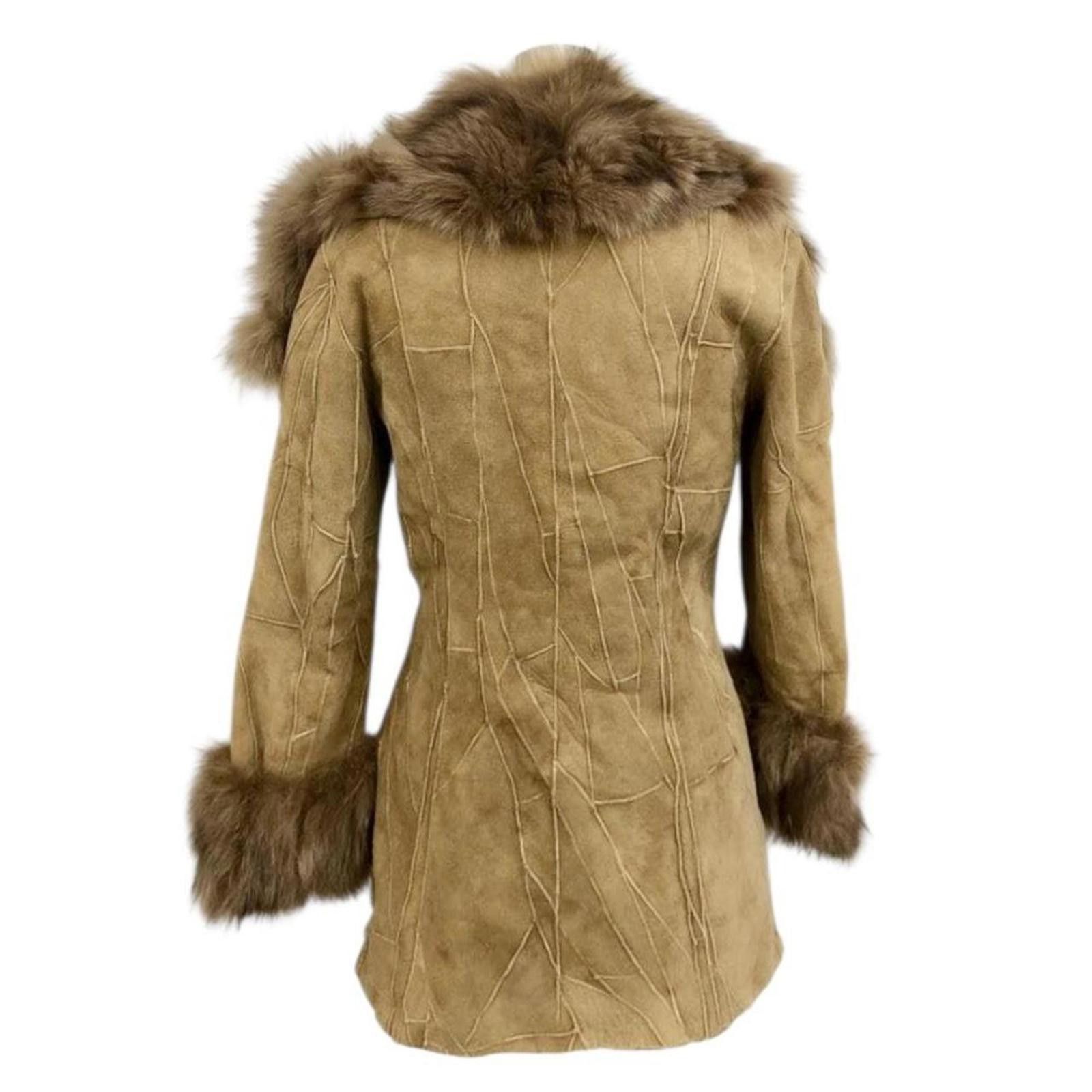 Other Real leather and fur whimsy goth penny lane jacket coat Size XS / US 0-2 / IT 36-38 - 3 Thumbnail