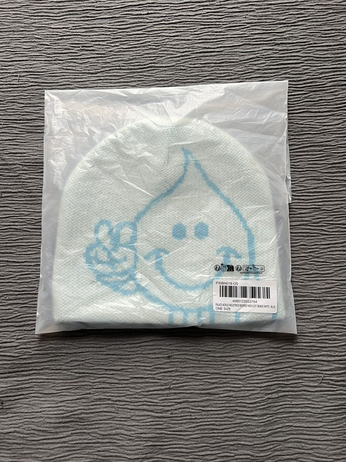 Palace Palace World Industries Reverso Nein Cuff Beanie Blue Size ONE SIZE - 1 Thumbnail