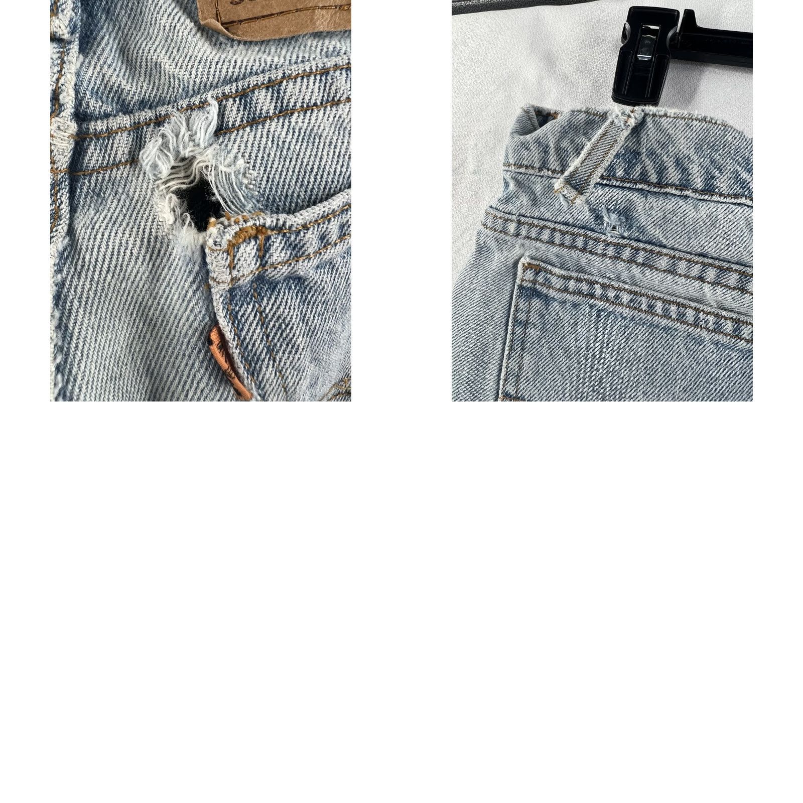 Levi's VINTAGE Levi's 550 Jeans Mens 34x30 Relaxed Mid Blue Denim, Relaxed Fit, Regular, 34 Inseam, Light Wash Blue, Levi's, Jeans, Men Size US 34 / EU 50 - 9 Thumbnail