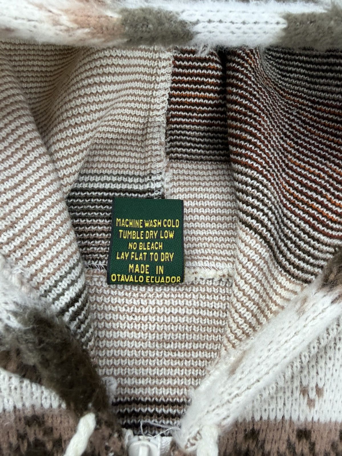 Other Tejidos Ruminahui Ecuador Llama Pattern Wool Hoodie M Size US M / EU 48-50 / 2 - 8 Thumbnail