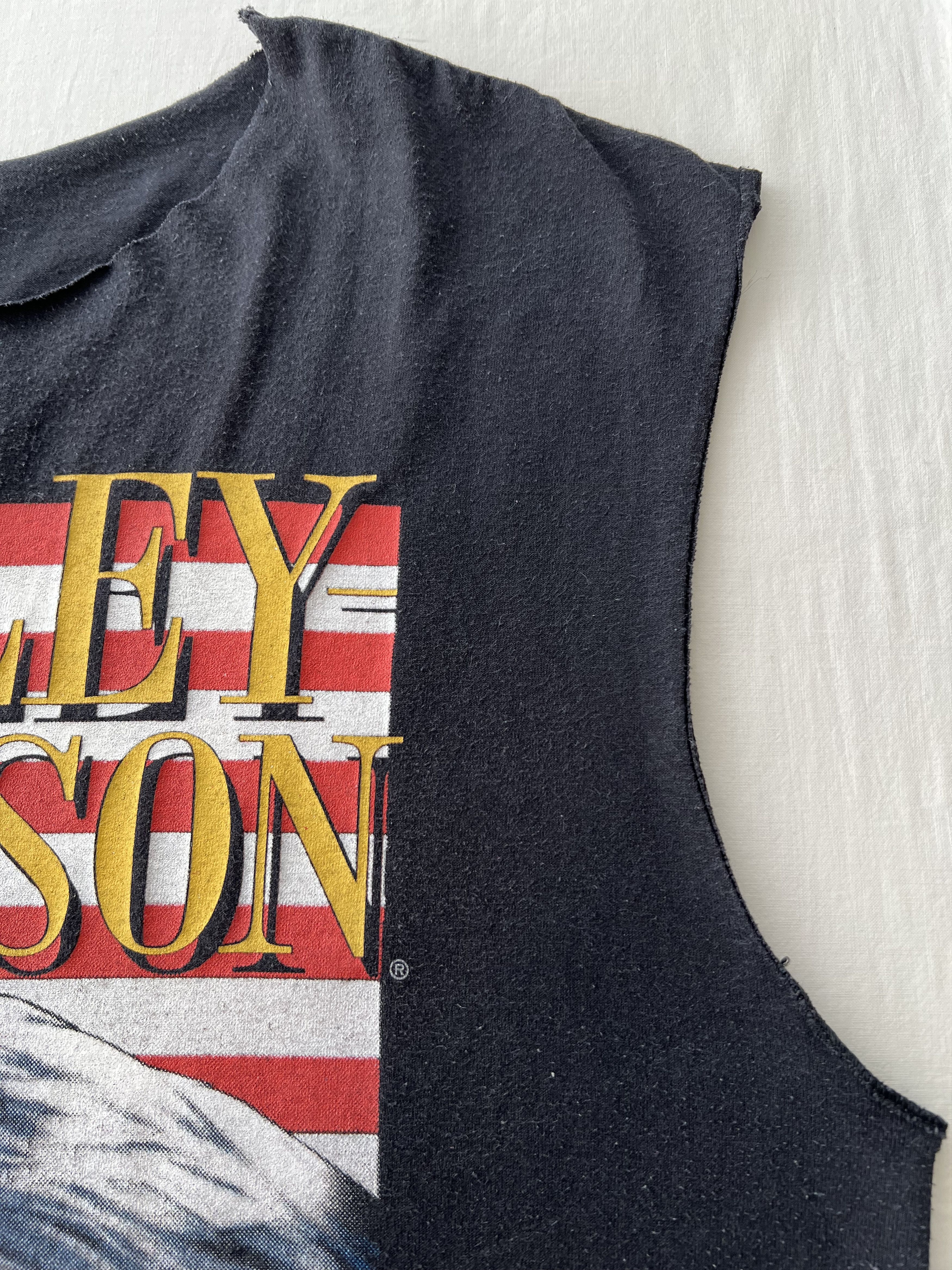 Harley Davidson Vintage 1991 3D Emblem Harley Davidson Eagle USA Tank Top Size US L / EU 52-54 / 3 - 11 Thumbnail
