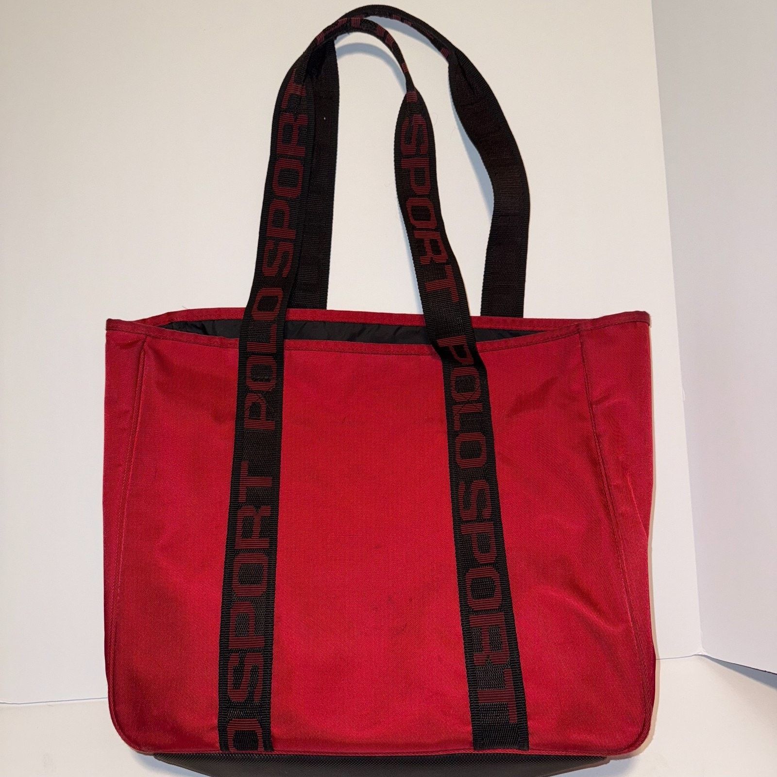 Polo Ralph Lauren Vintage Red POLO Sport RALPH LAUREN Tote Bag 90s Y2K 2000 Size ONE SIZE - 1 Thumbnail