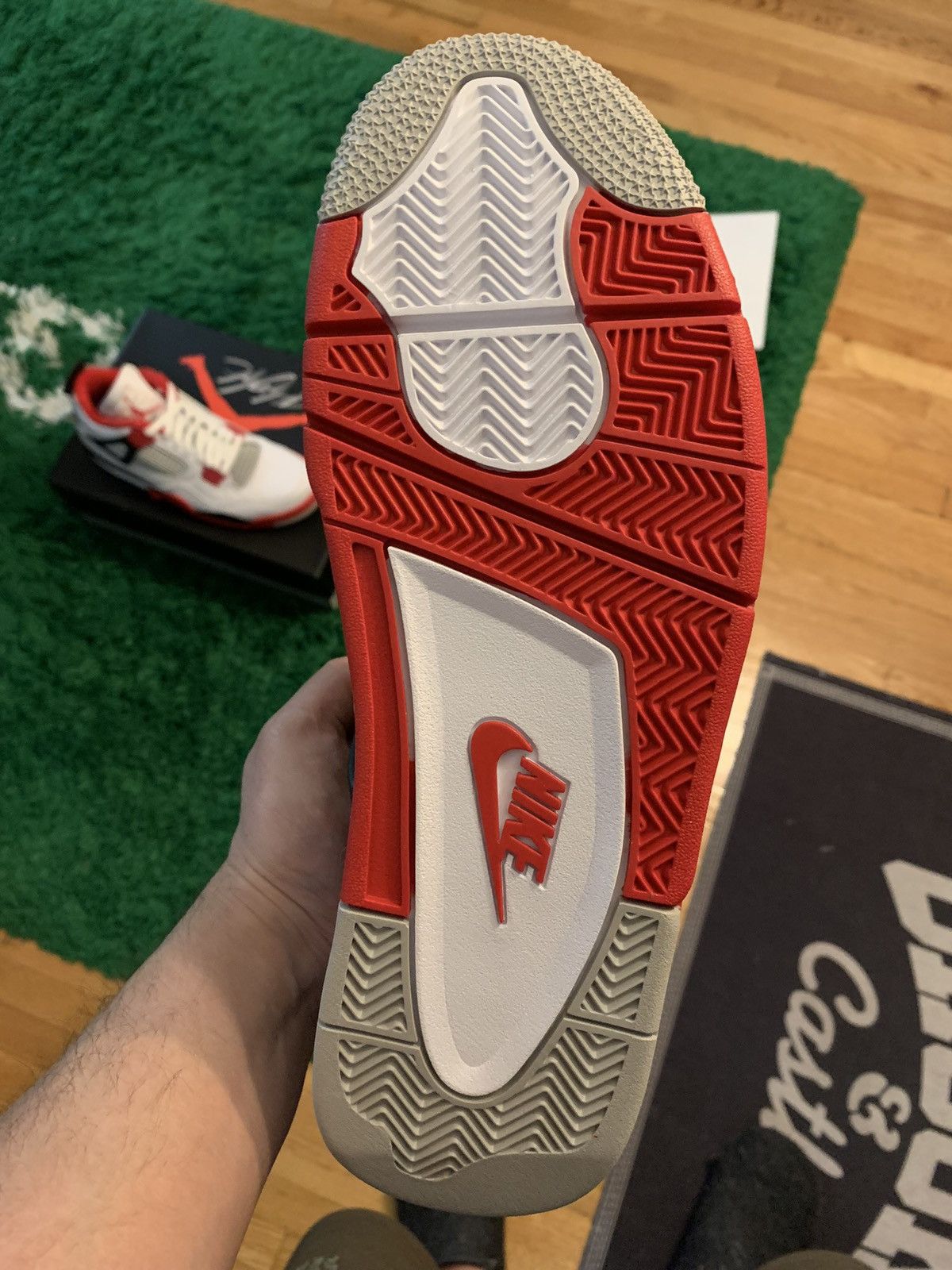 Jordan Brand × Nike Jordan 4 Fire Red 2020 Size US 10.5 / EU 43-44 - 14 Thumbnail
