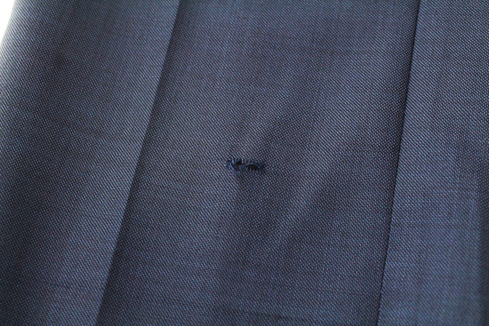 Suitsupply BRESCIA UK28R Blue Wool Flat-Front Trousers 67753 Size US 28 / EU 44 - 7 Thumbnail