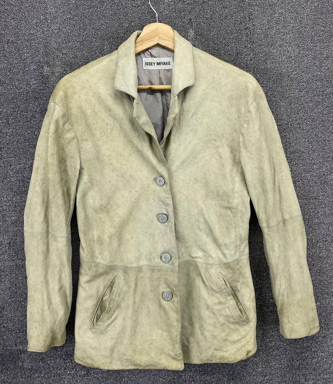Issey Miyake Vintage Issey Miyake Leather Coat Jacket Size M / US 6-8 / IT 42-44 - 1 Thumbnail