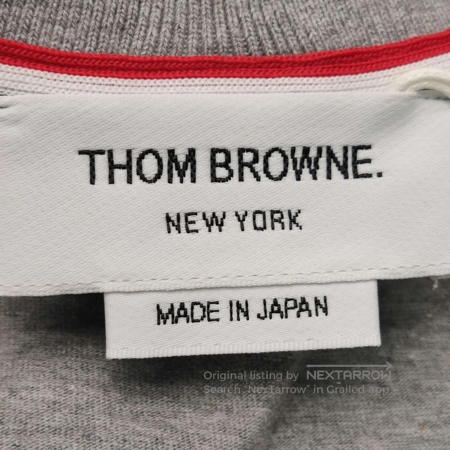 Thom Browne Cotton Logo Crew Neck T-Shirt S.