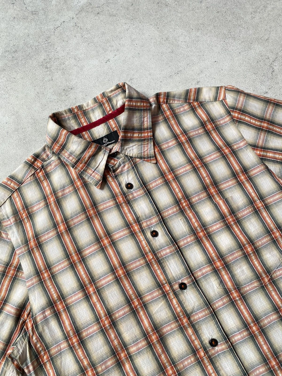 291295=Homme 291295 HOMME Plaid Shirt Button Size US M / EU 48-50 / 2 - 4 Thumbnail