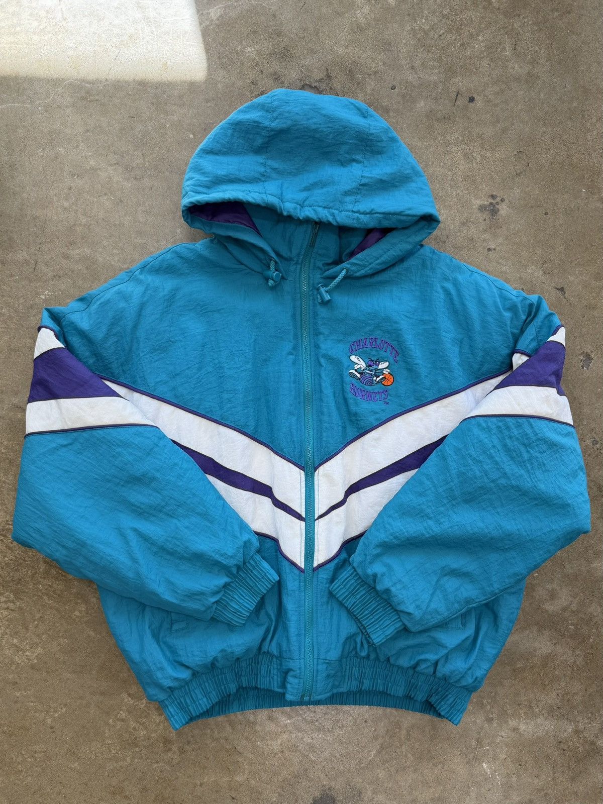 90s Fans Tag NBA Charlotte Hornets Jacket XL