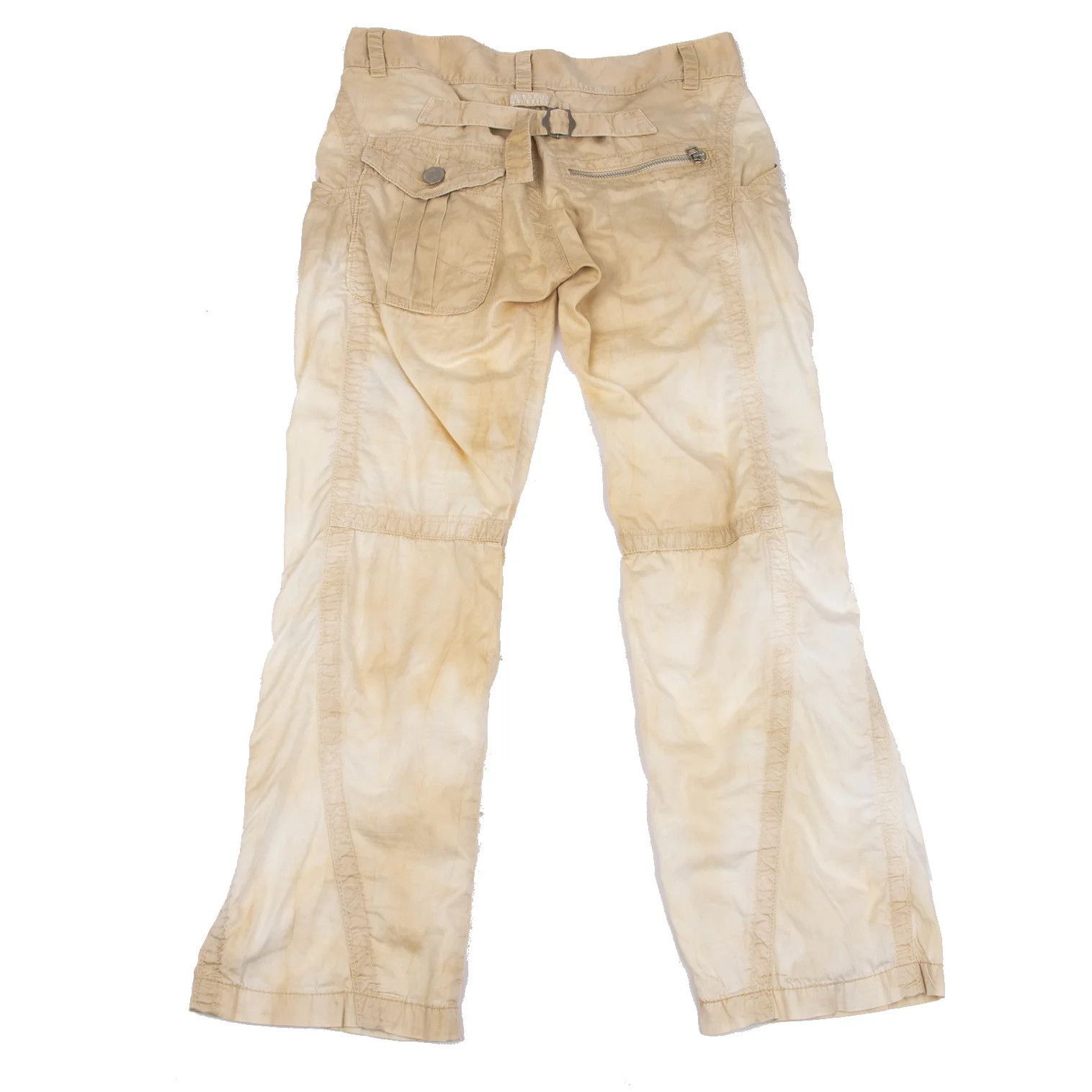Jean Paul Gaultier Dusty Finish Chinch Back Cotton Pants Beige 48 Size US 32 / EU 48 - 13 Thumbnail