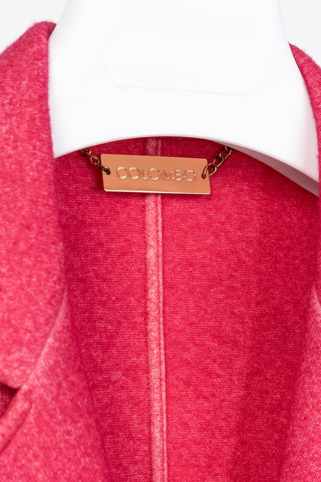 Colombo Colombo Kate Pink Cashmere-Blend Knit Blazer Size S / US 4 / IT 40 - 4 Thumbnail