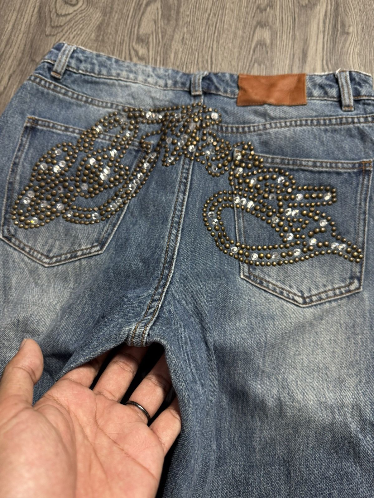 Ed Hardy 💥RARE💥Ed Hardy Vintage Y2K Denim Size US 30 / EU 46 - 16 Thumbnail