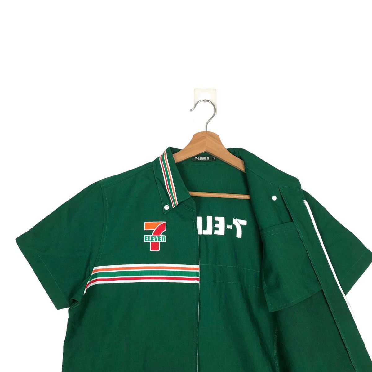 Japanese Brand 🔥VINTAGE WORK JACKET 7 - ELEVEN BIG LOGO Size US M / EU 48-50 / 2 - 9 Thumbnail