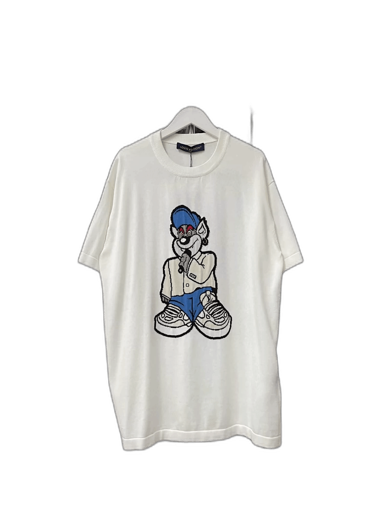 LOUIS VUITTION ニット　Tシャツ Louis Vuitton】ルイヴィトン『ロゴ モノグラム 半袖ニット
