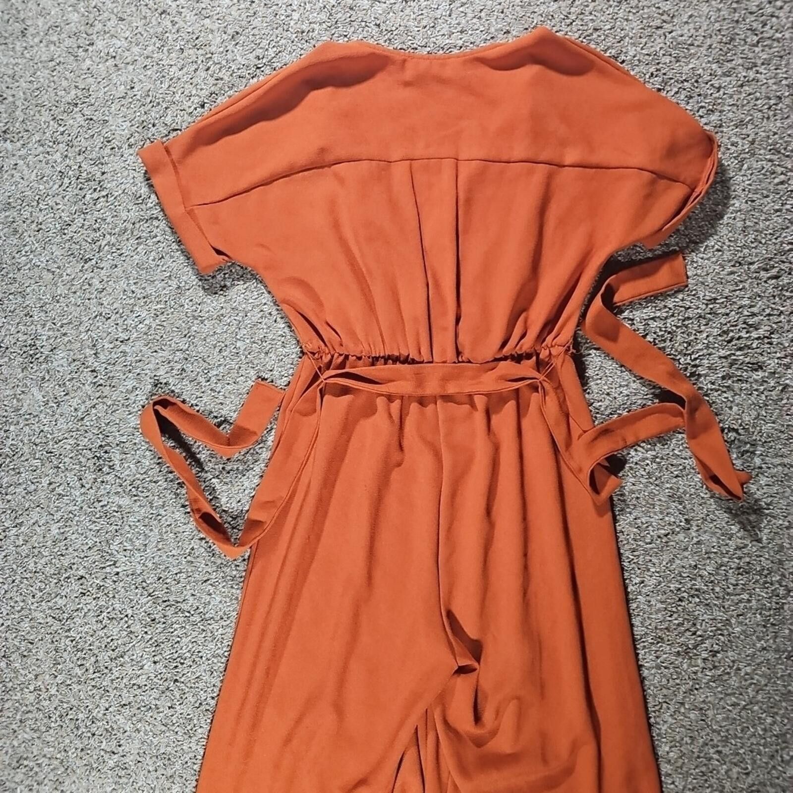 Homme + Femme La Ces Femme Burnt Orange Jumper Pantsuit Size 28" / US 6 / IT 42 - 5 Thumbnail