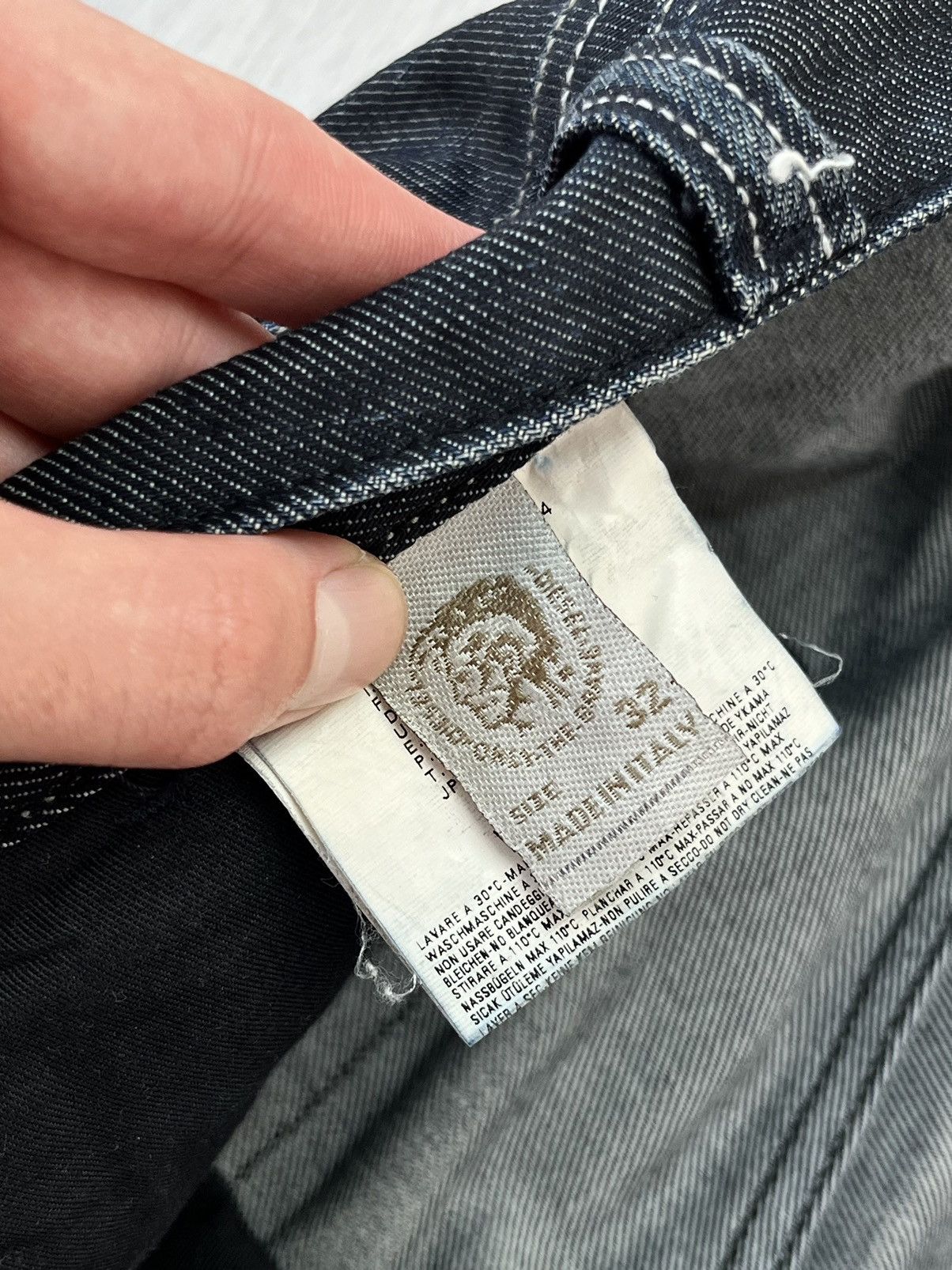 Diesel Waxed Diesel Jeans Italy Denim Size US 32 / EU 48 - 12 Thumbnail