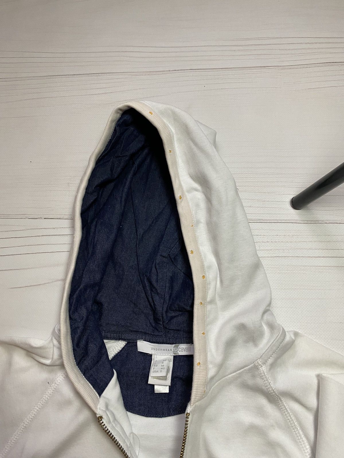 Just Cavalli Just Cavalli Underwear Big logo y2k zip hoodie Size S / US 4 / IT 40 - 14 Thumbnail