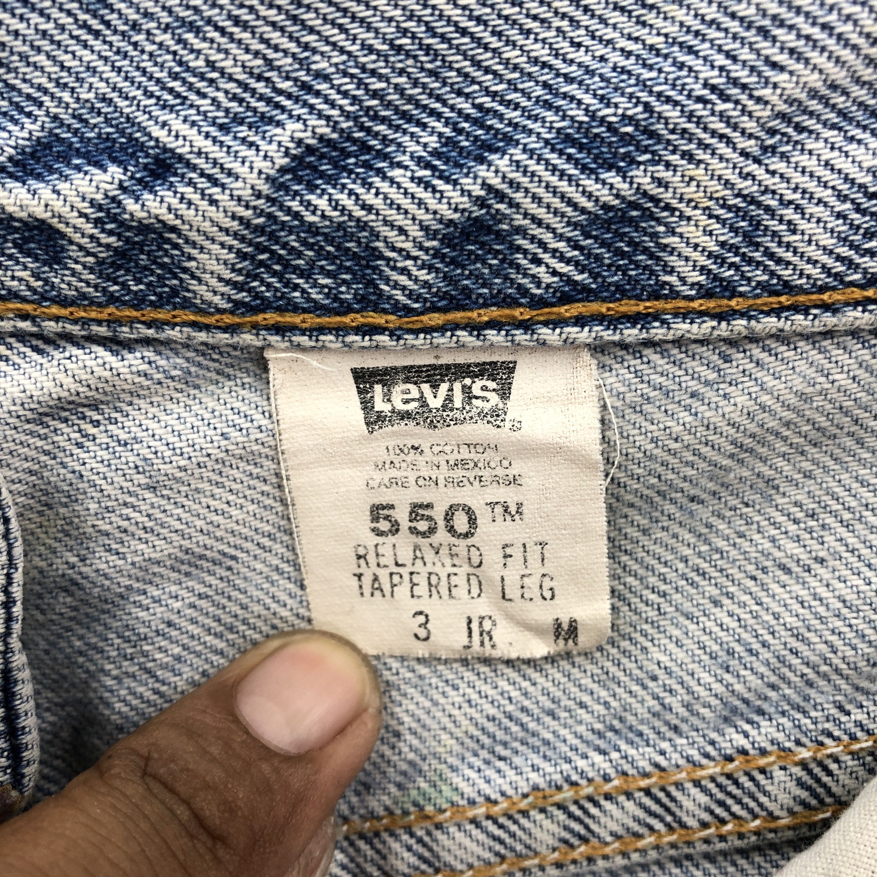 Levi's Vintage 90s Levis 550 Jeans Levi's Distressed Denim Size 24" / US 00 / IT 34 - 10 Thumbnail