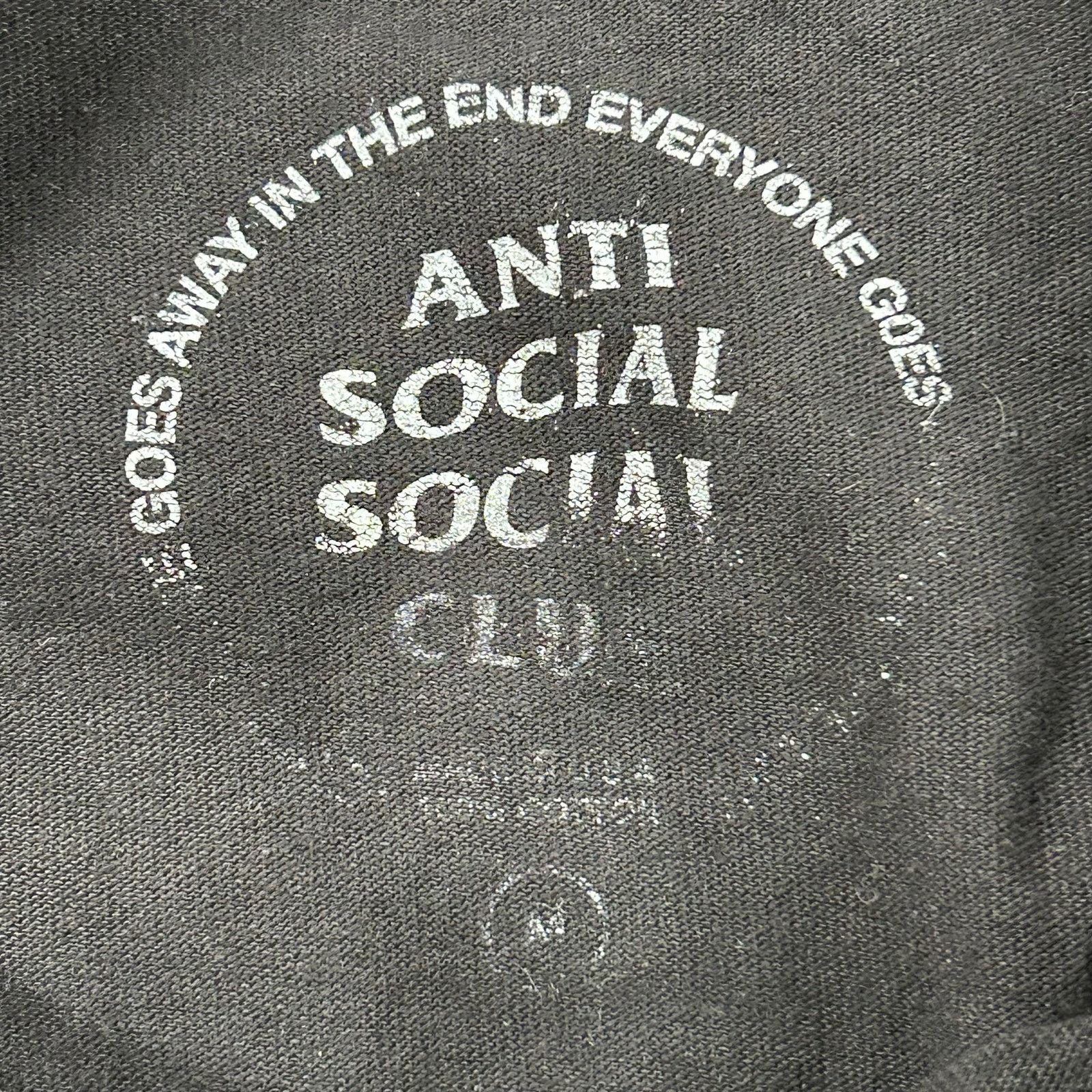 Anti Social Social Club Anti Social Social Club Cherry Blossom Black Tee Medium M B5 Size US M / EU 48-50 / 2 - 5 Thumbnail