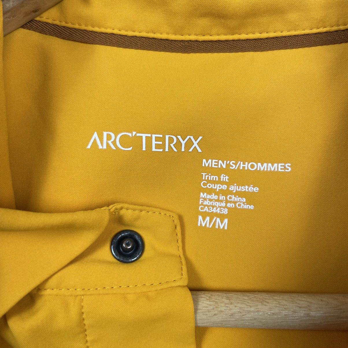 Arc'teryx Arcteryx Skyline Dark Yellow Ochre Short Sleeves Shirt Size US M / EU 48-50 / 2 - 6 Thumbnail