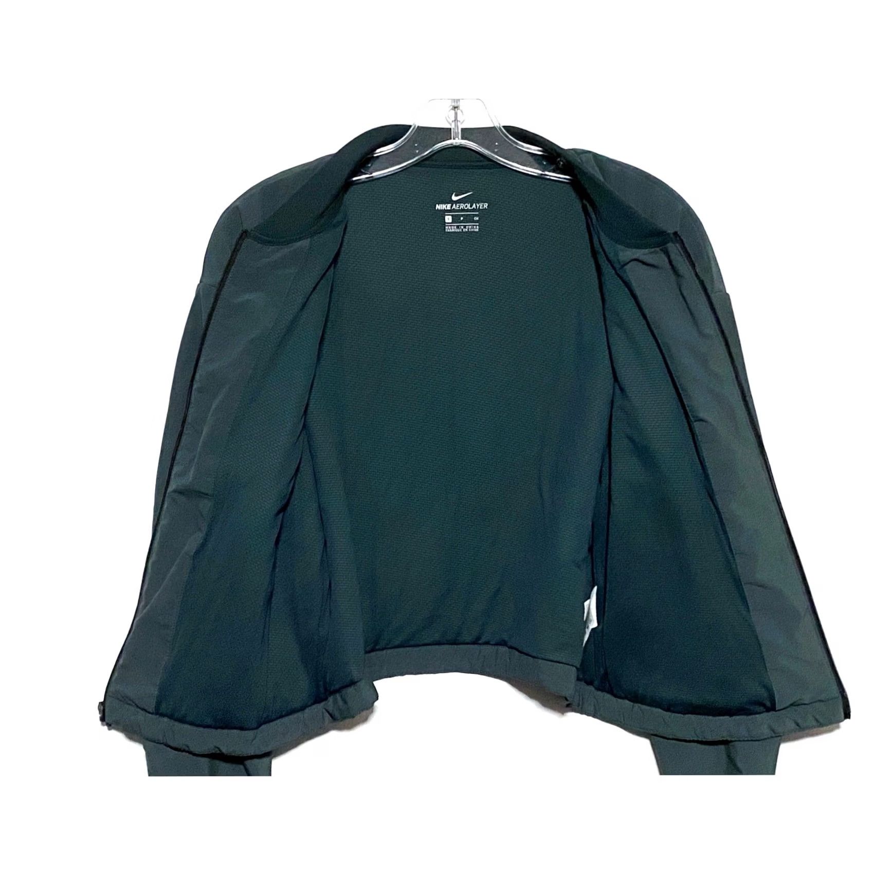 Nike Nike Aerolayer Cropped Training Bomber Full Zip Jacket S Women Black 811034 Zip Pockets Athletic Shirt Outer Nylon Women’s S Size S / US 4 / IT 40 - 8 Thumbnail