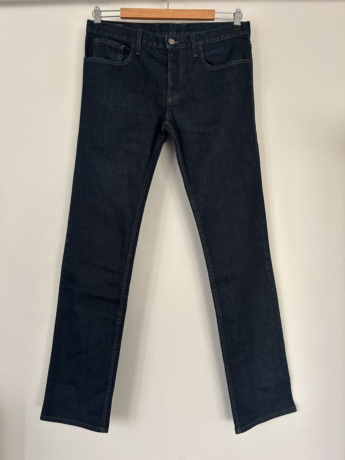 Gucci Indigo Straight Leg Denim Jeans Size US 32 / EU 48 - 1 Thumbnail