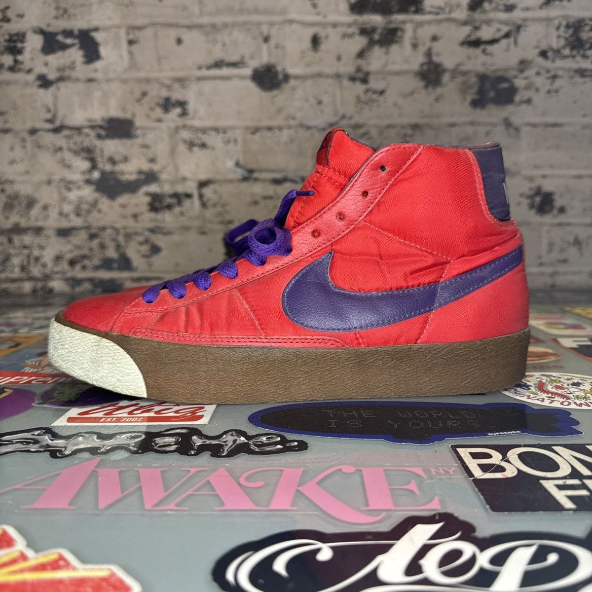 Nike Nike Blazer Mid Premium Tech Pack Red Gum Sz 9.5 317435-651 Size US 9.5 / EU 42-43 - 1 Thumbnail