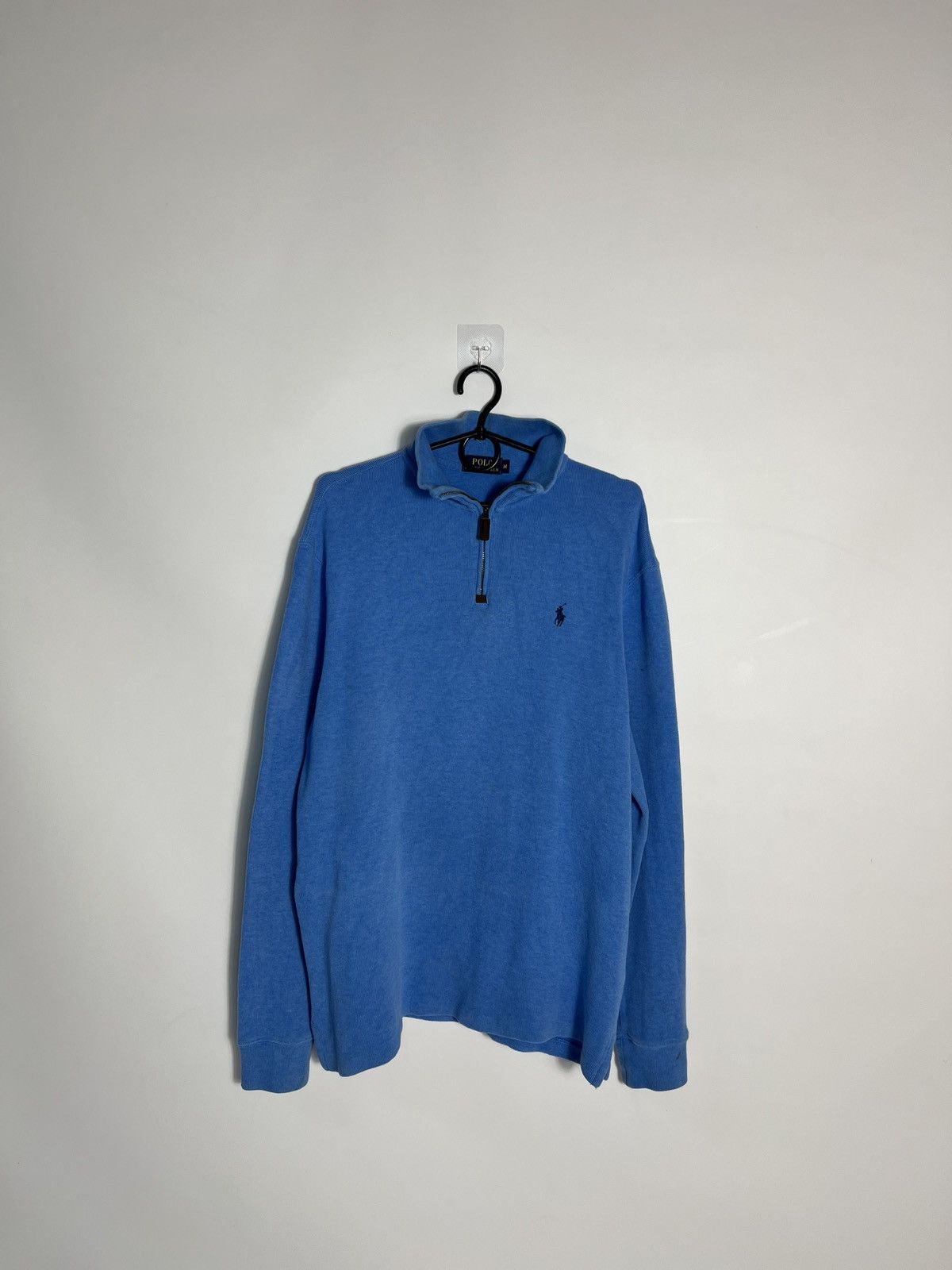 Polo Ralph Lauren × Vintage Vintage Polo Ralph Lauren 1/3 zip Pullover Sweater Size US M / EU 48-50 / 2 - 1 Thumbnail