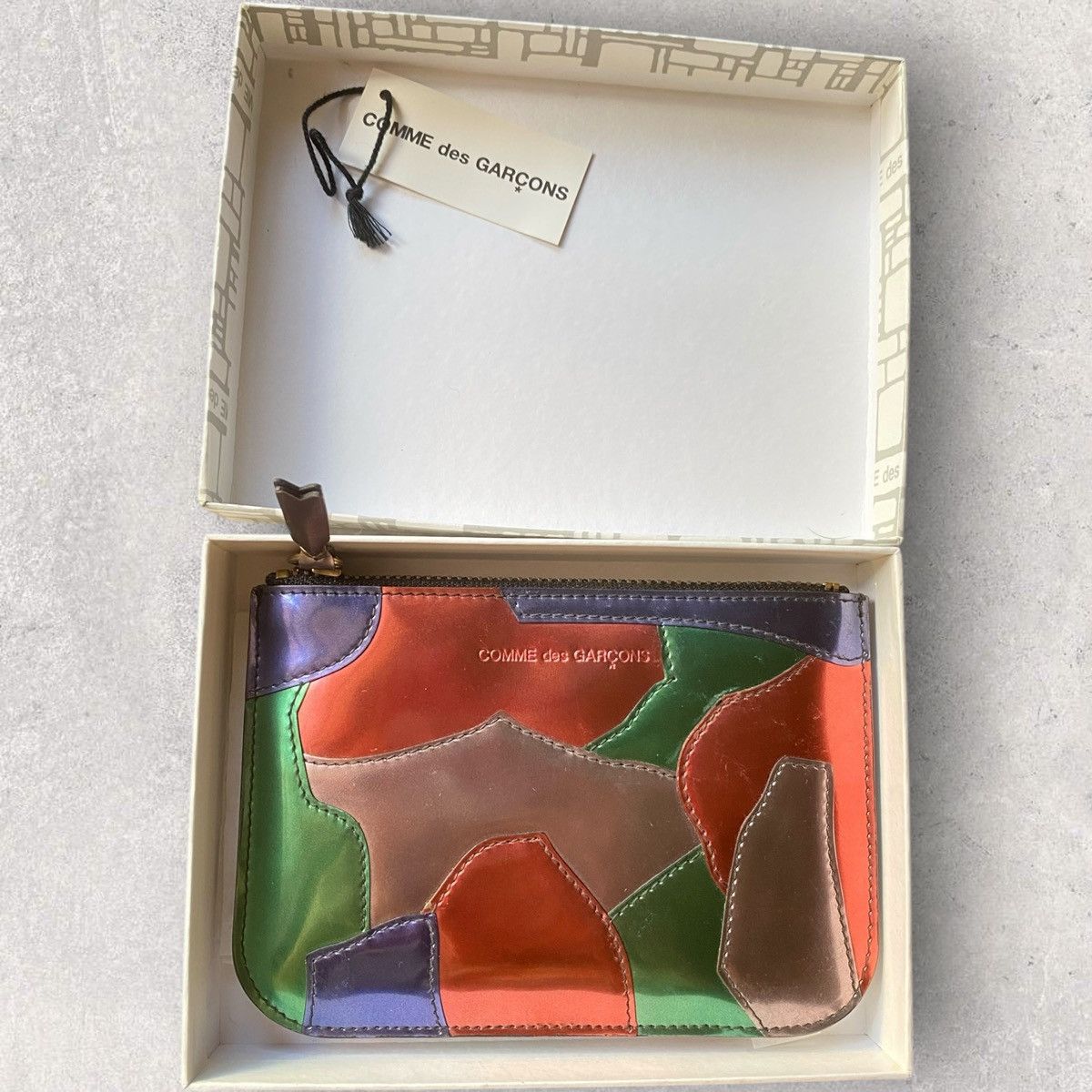 Comme des Garcons Fall13 Metallic Metal Patchwork Wallet Size ONE SIZE - 1 Thumbnail