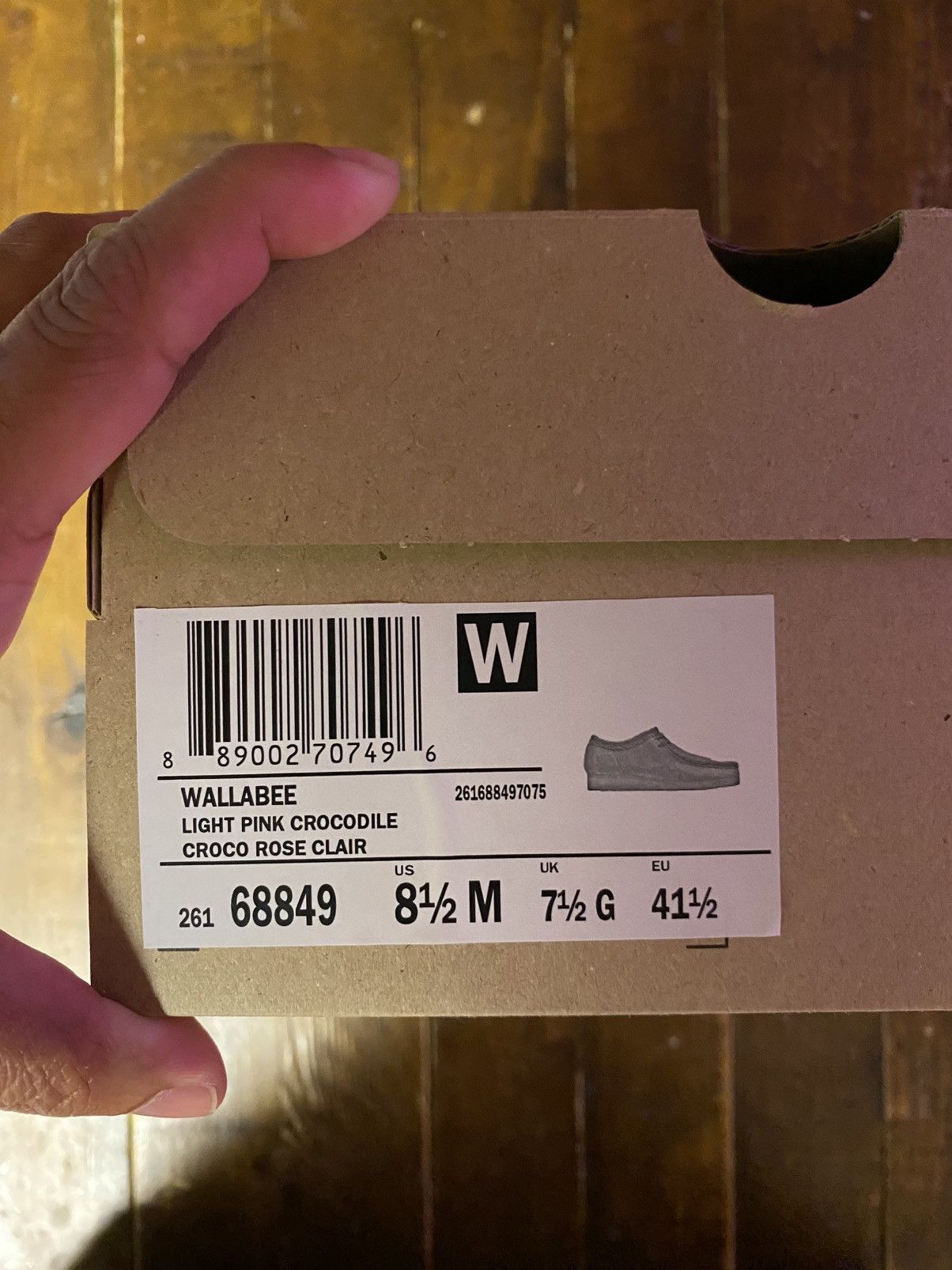 Clarks Clarks x Packer Shoes Wallabee “Light Pink Croc” Size US 8.5 / EU 41-42 - 8 Thumbnail