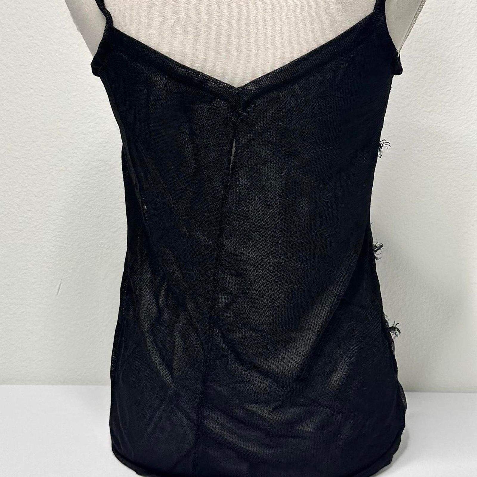 & Other Stories GB Gianni Bini Size Medium Vintage Y2K-Grunge Black Cami Size M / US 6-8 / IT 42-44 - 3 Thumbnail