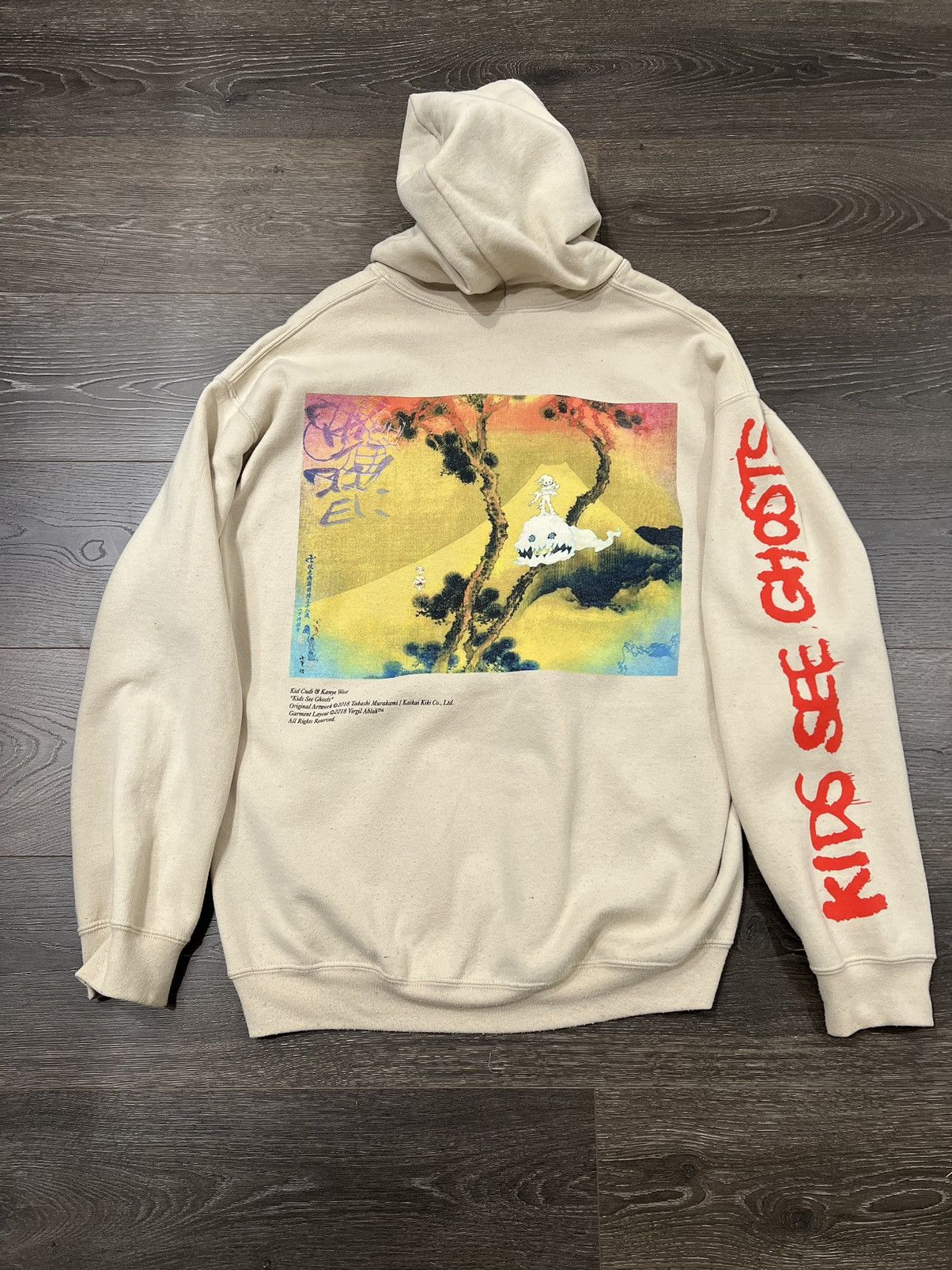 Kanye West Kids See Ghosts OG Kanye West Kid Cudi Kids See Ghost Hoodie Grailed